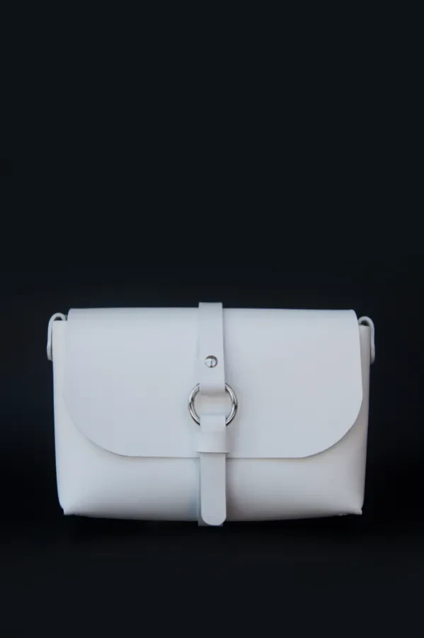 Сумочка через плечо Элара (белая)