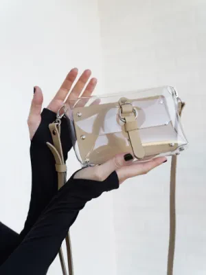 Сумочка Элара Vinyl Mini (бежевая)
